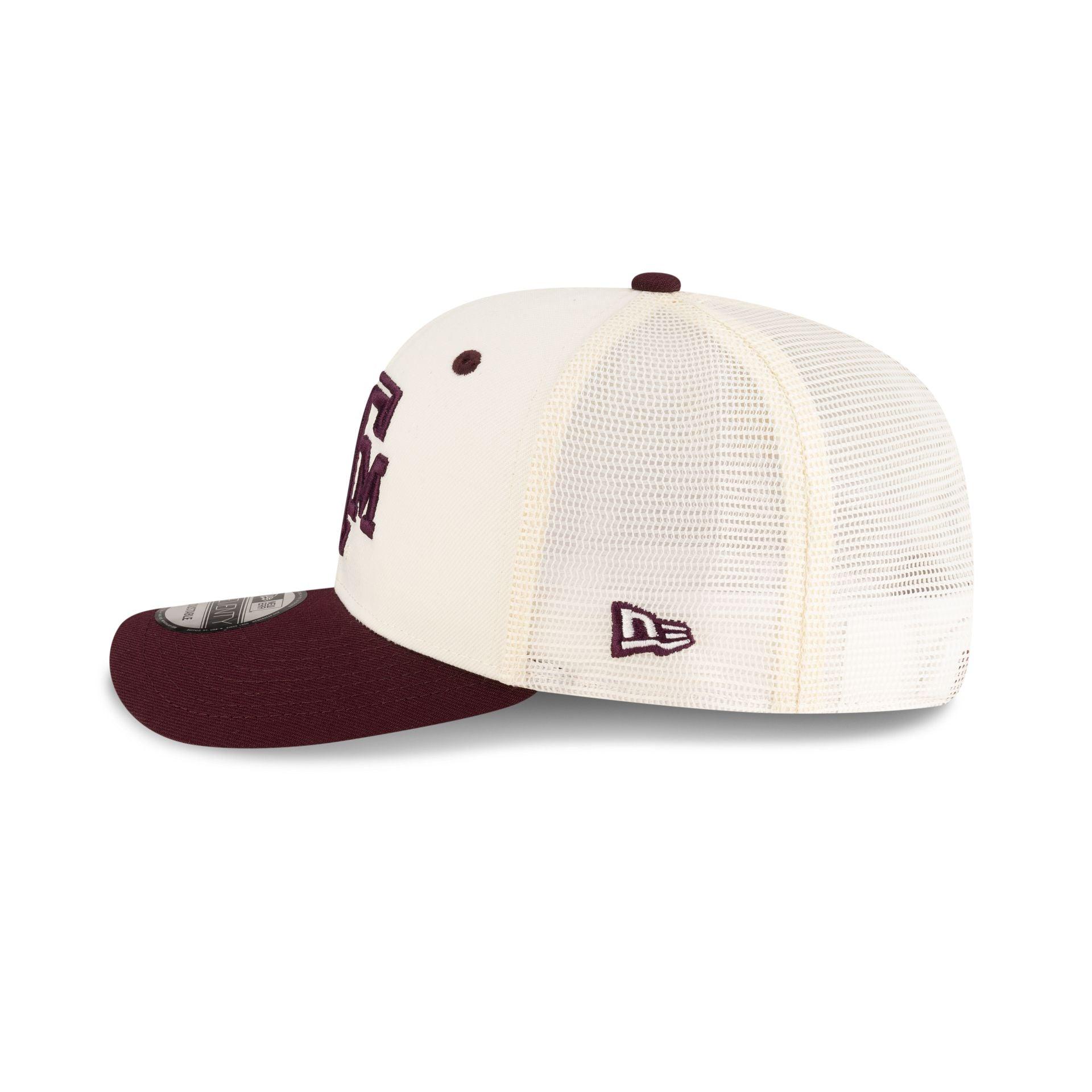 New Era x adidas Texas A&M Aggies Chrome White 9SEVENTY Trucker Hat Male Product Image