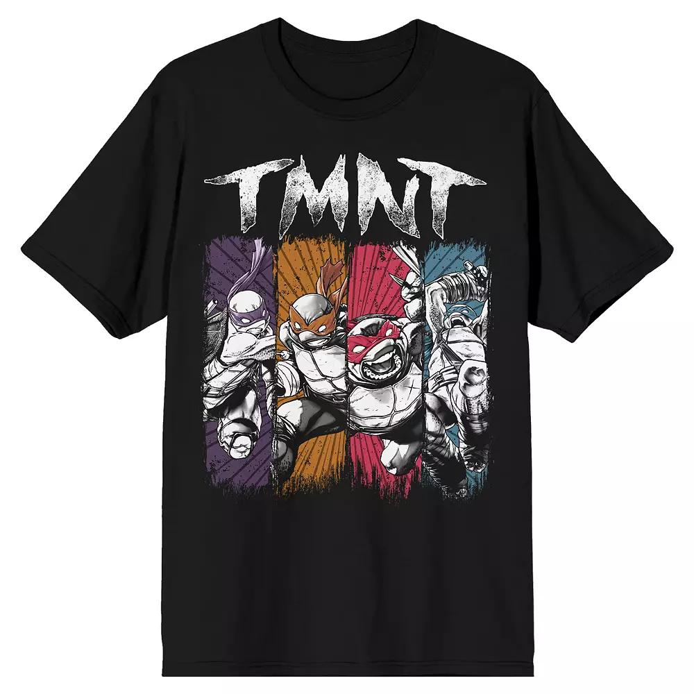 Men's TMNT Classic Retro Paint Short Sleeve Graphic Tee,  Product Image