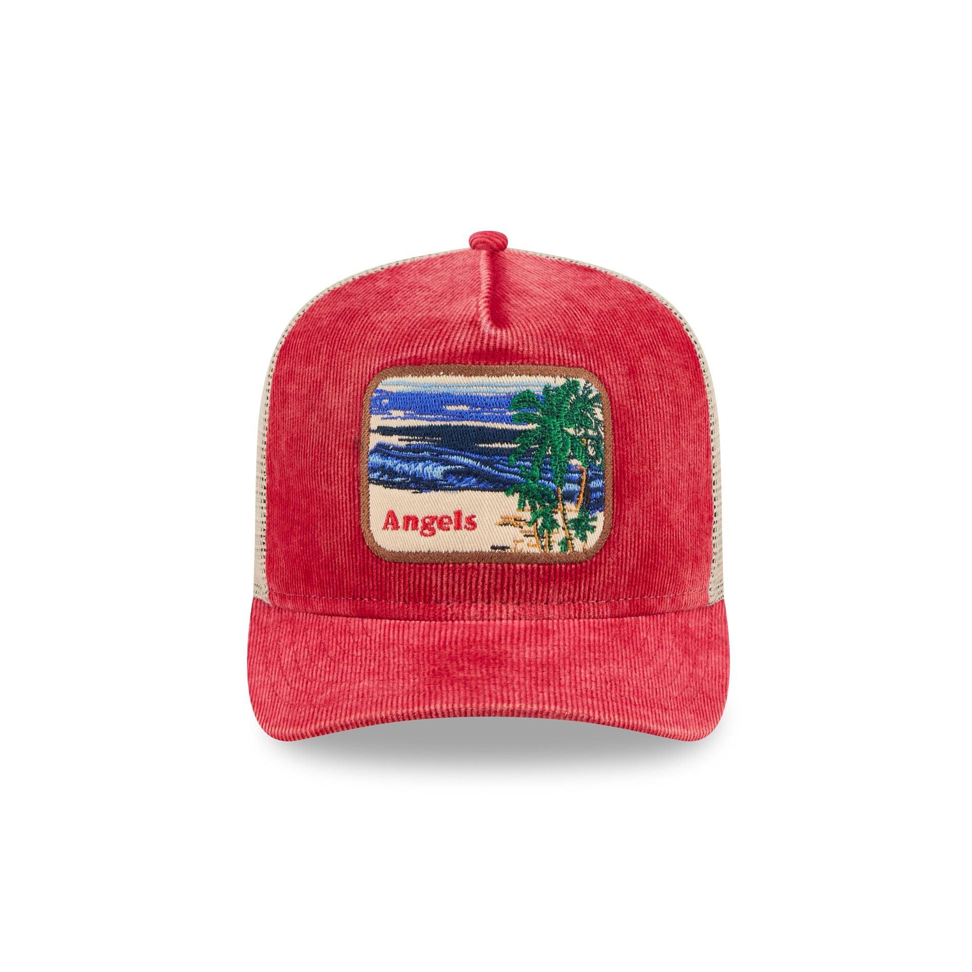 Los Angeles Angels Vintage Landscape 9FIFTY A-Frame Trucker Hat Male Product Image