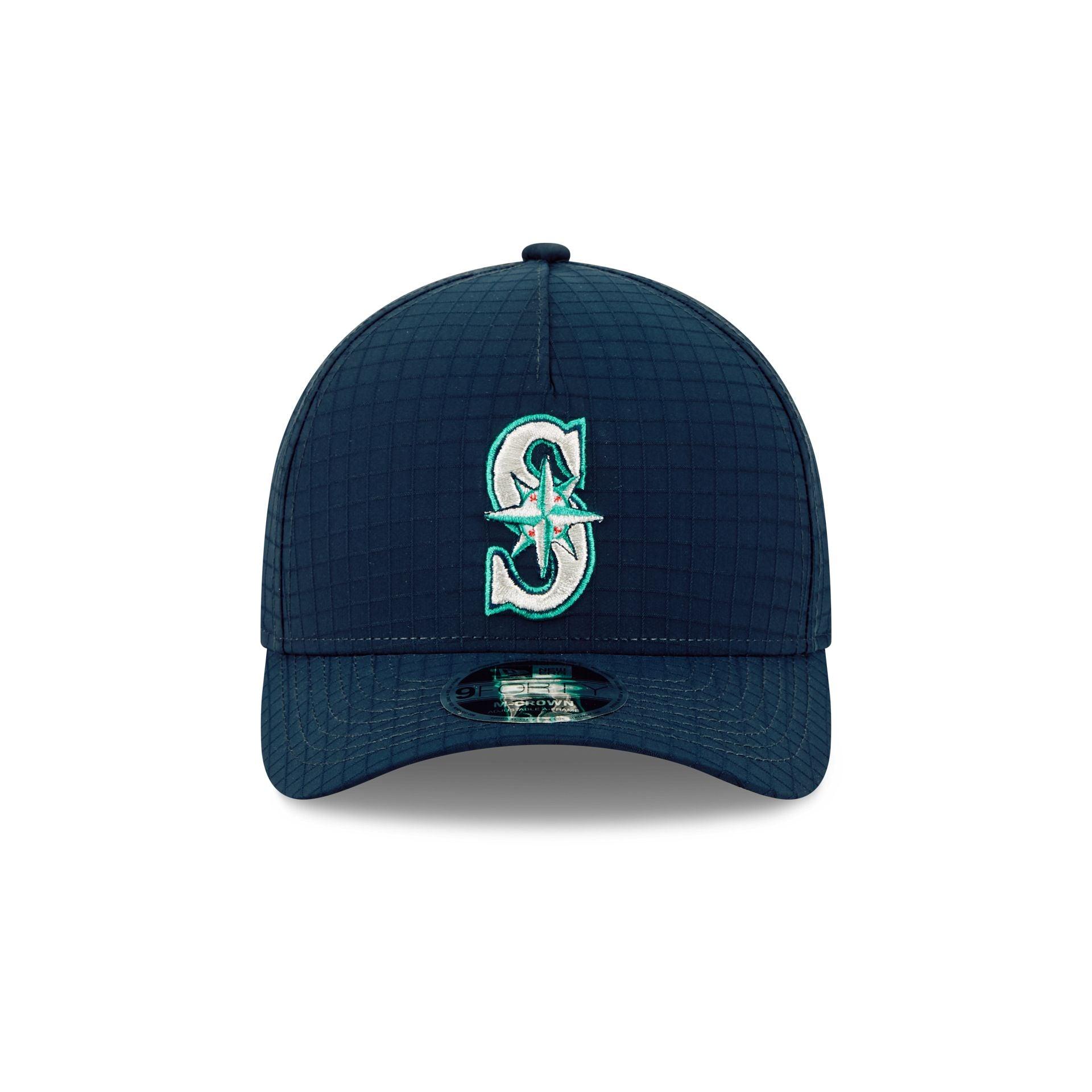 Seattle Mariners Ripstop 9FORTY M-Crown A-Frame Snapback Hat Male Product Image