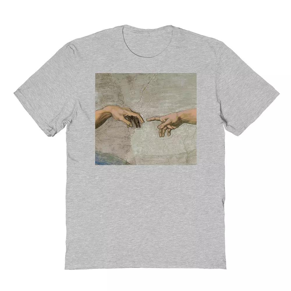 Men's Fine Art Touch Graphic Tee, Size: Small, White Product Image
