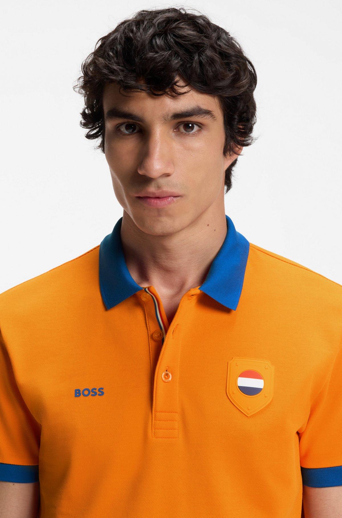 Paddy polo shirt with country flag Product Image