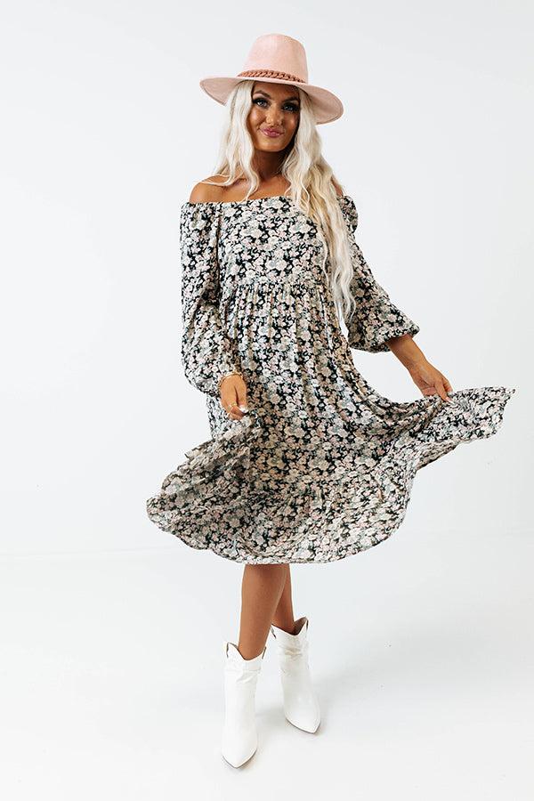 Feel The Beat Floral Midi Product Image