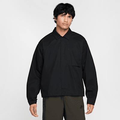 Mens Nike Sportswear Tech Button-Down Top | HJ2936-480 Product Image