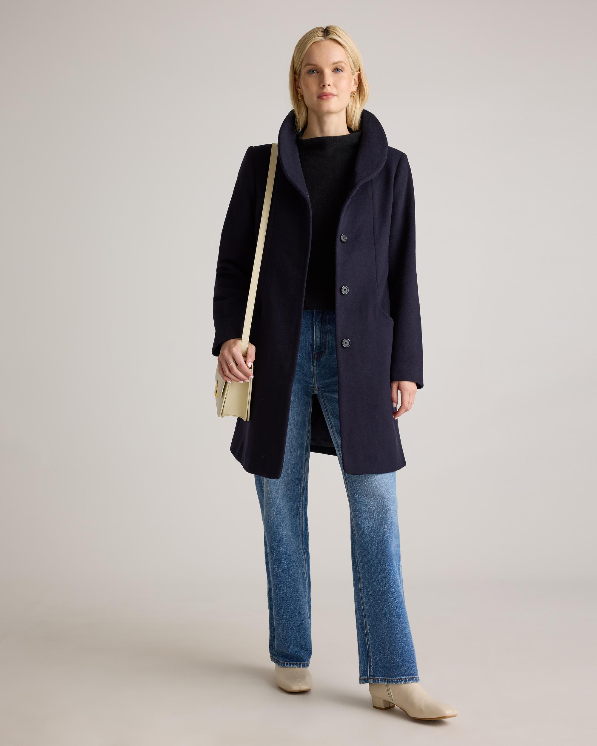 Quince | Women's Mongolian Cashmere Funnel Neck Sweater Size XL Product Image