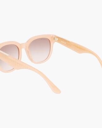 Croco Skin Oval Acetate Glasses Product Image