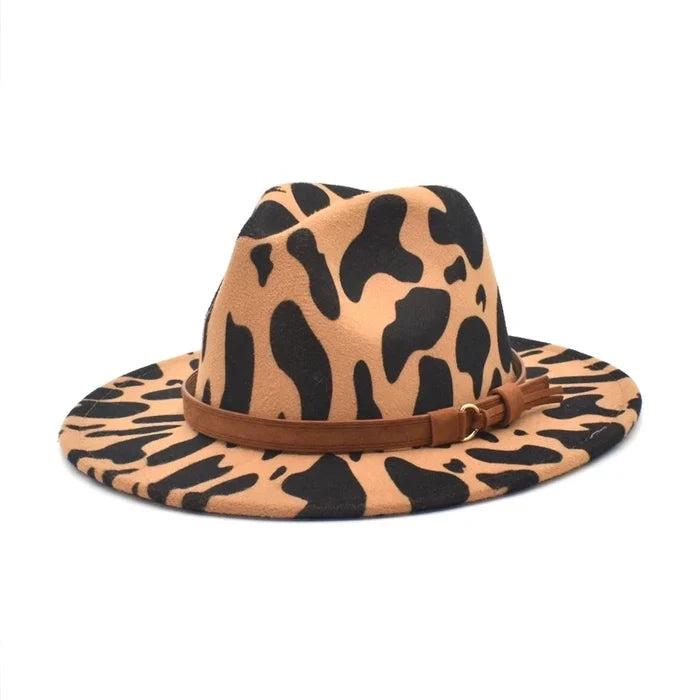 New Women's Cow Girl Fedora Hat Product Image