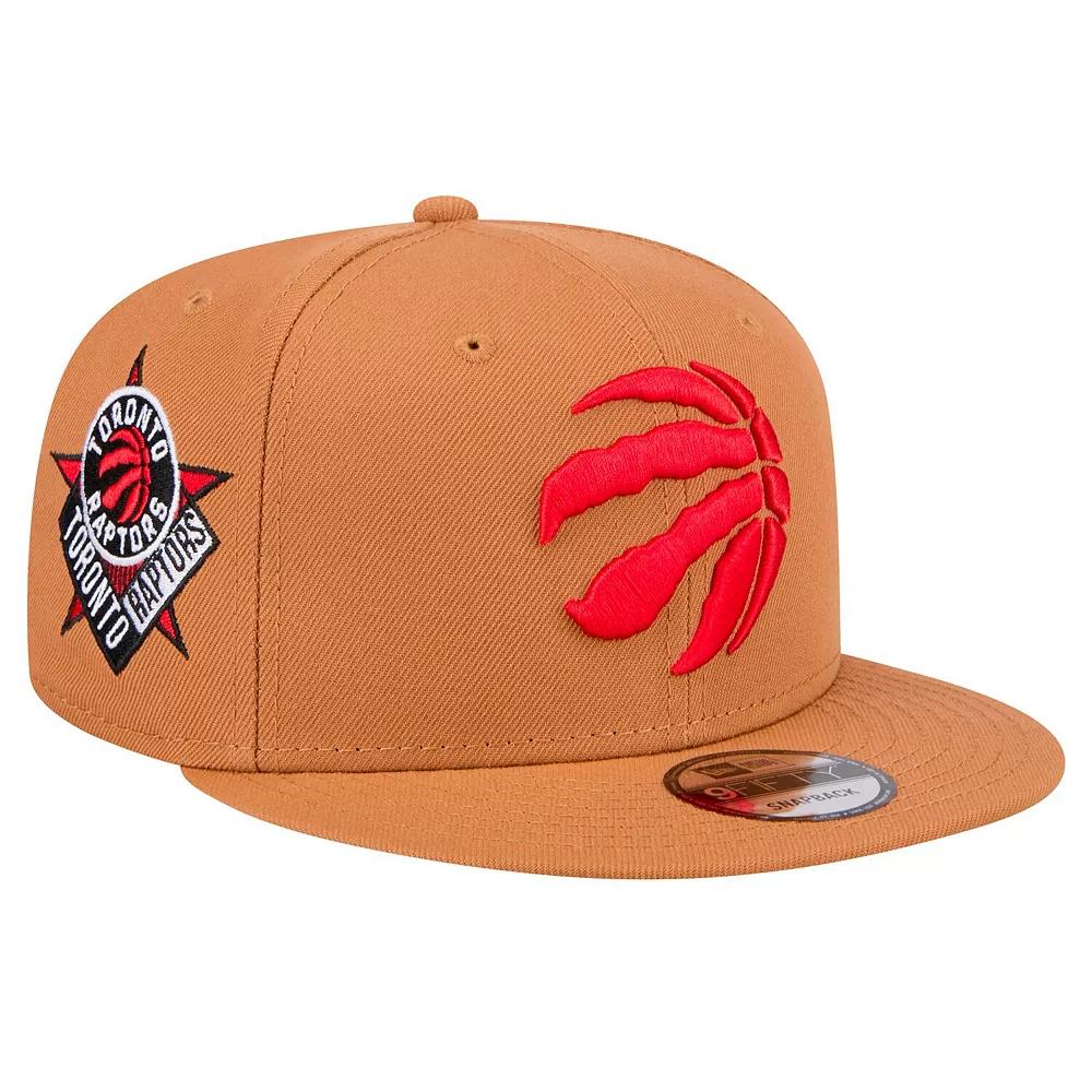 Men's New Era Tan Toronto Raptors Color Pack 9FIFTY Snapback Hat, Rpt Team Product Image