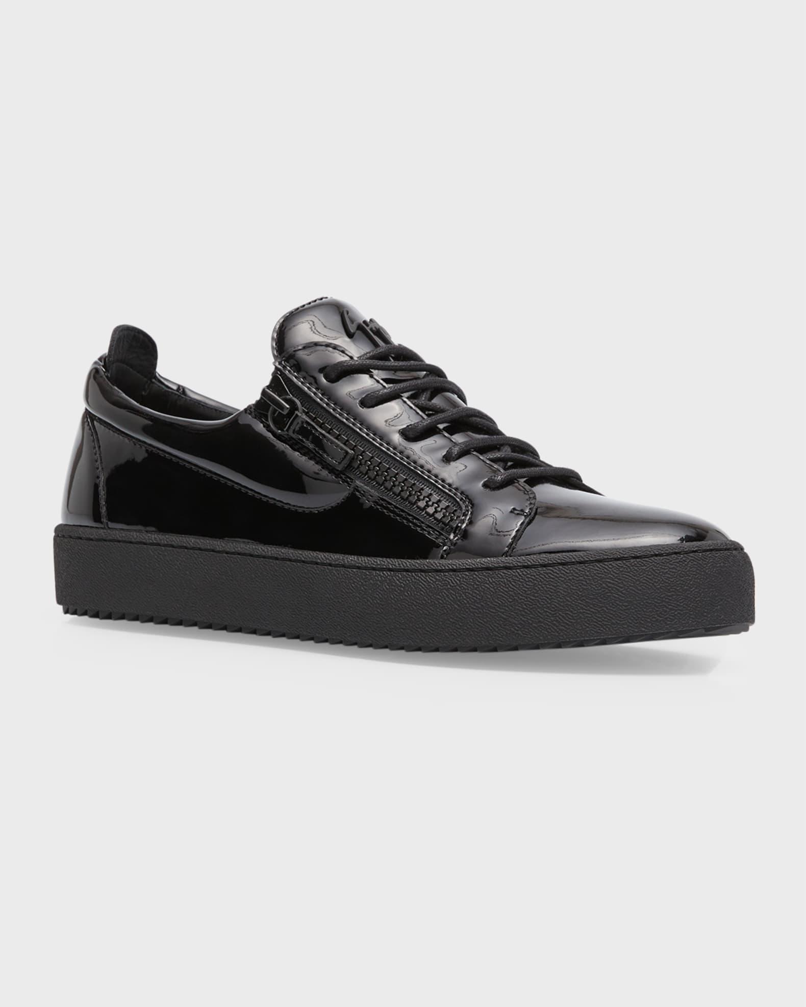 Men's Maylondon Patent Leather Low Top Sneakers Product Image