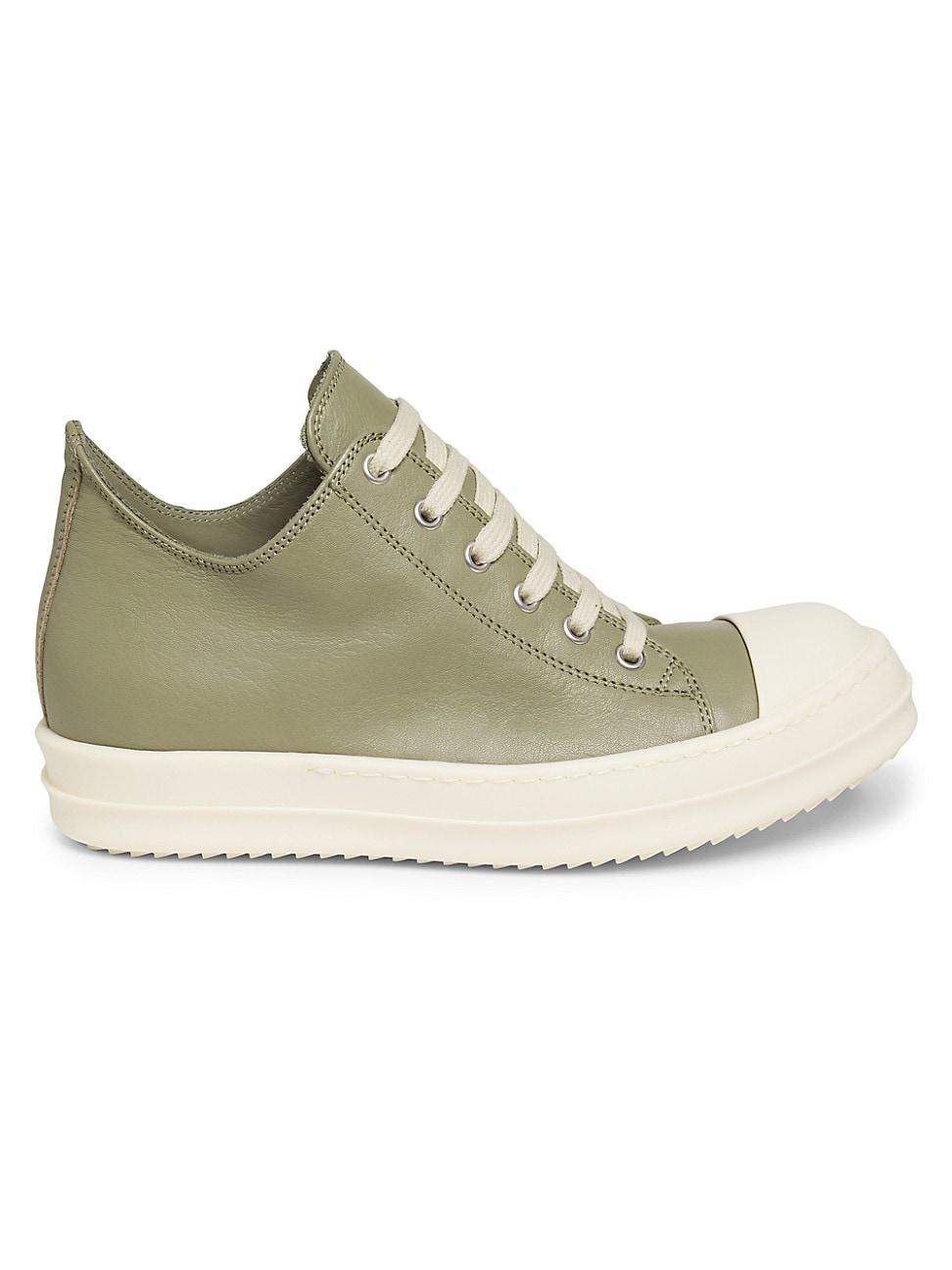 Womens Low Leather Sneakers Product Image