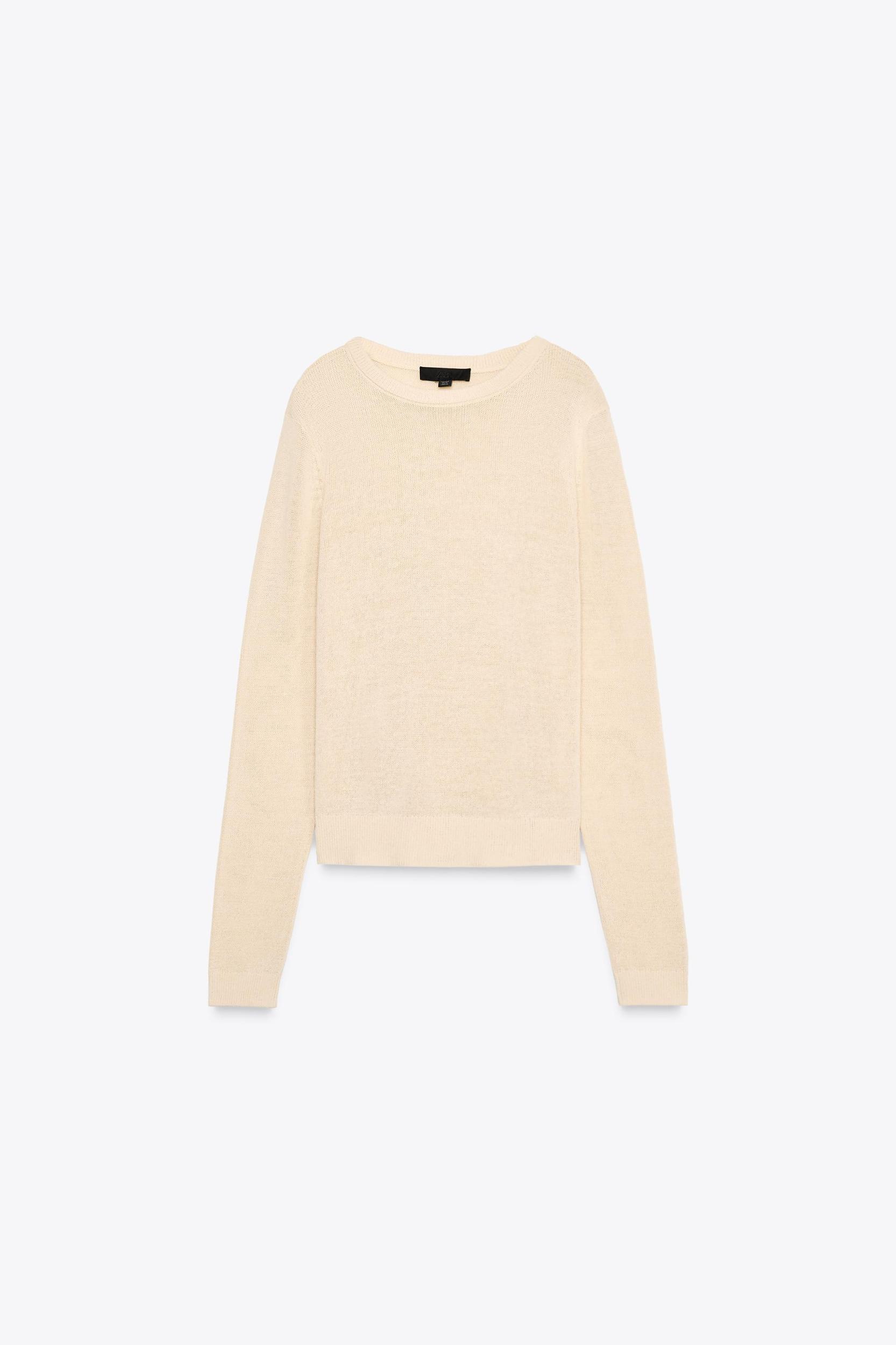 LINEN KNIT RUSTIC SWEATER Product Image