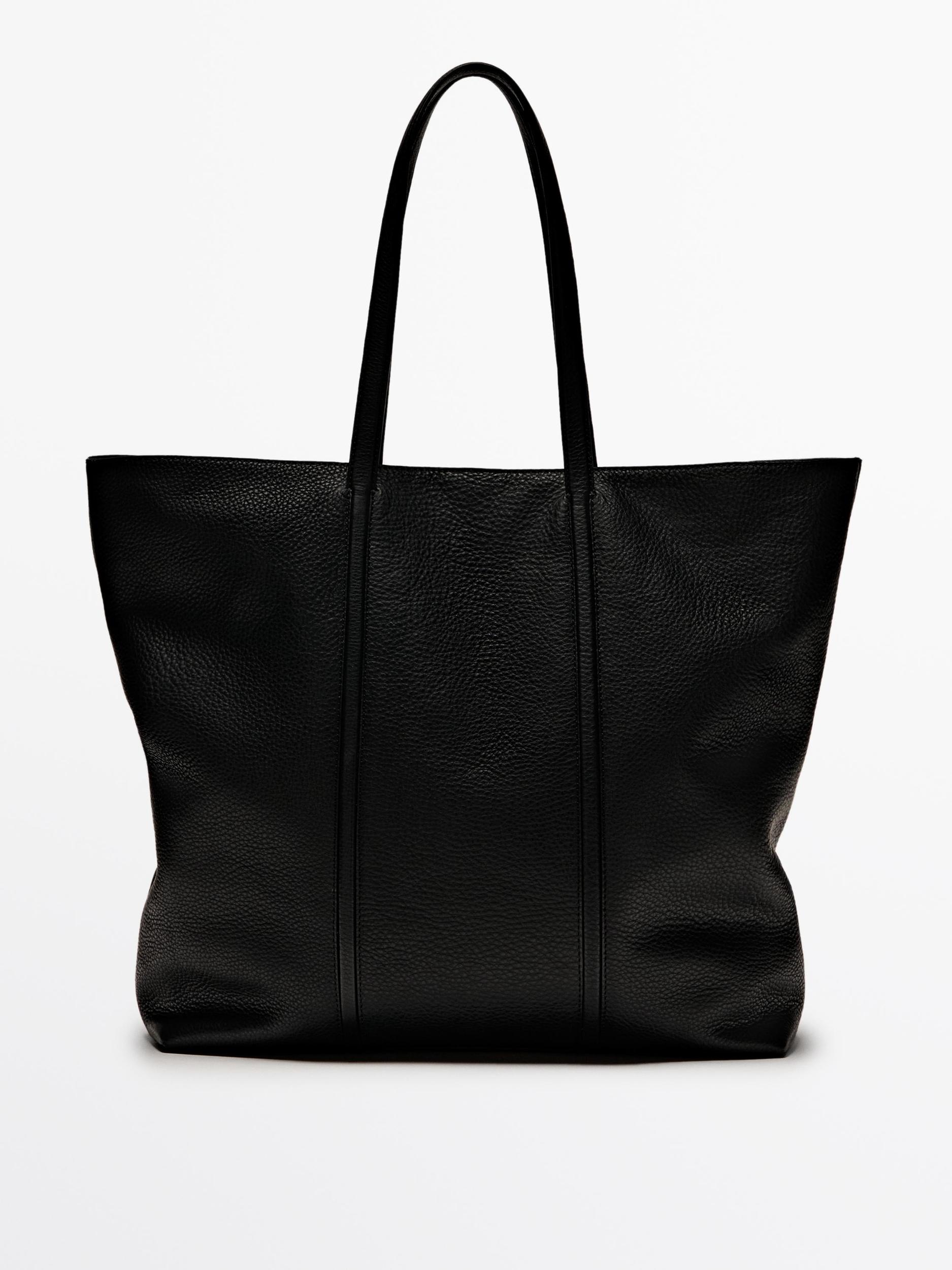 Nappa leather tote bag Product Image