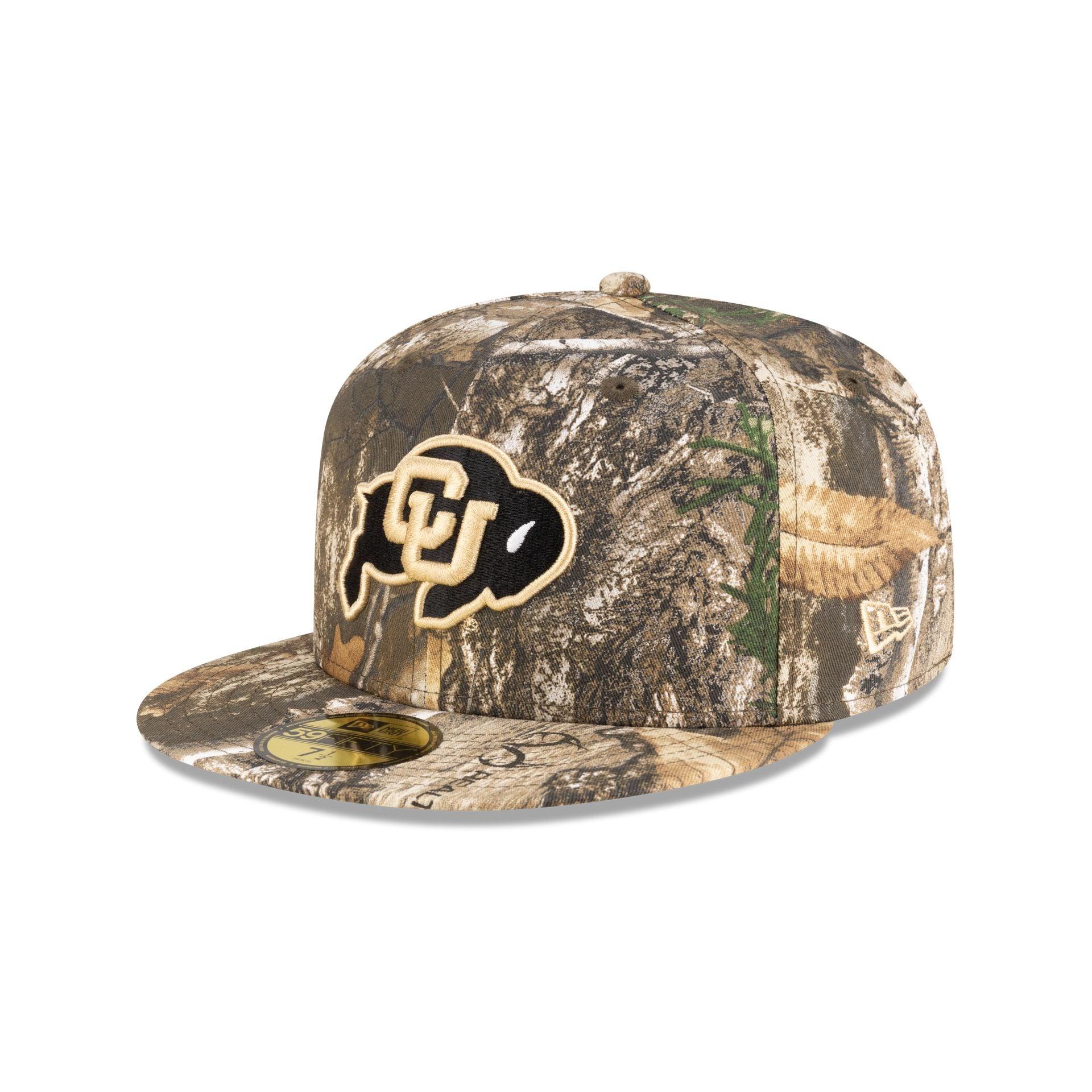 Colorado Buffaloes Tan Terry Realtree 59FIFTY Fitted Hat Male Product Image