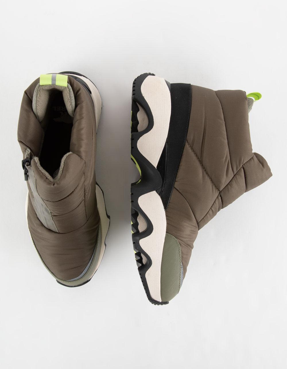 SOREL Kinetic™ Impact Puffy Zip Womens Boots - LIME Product Image