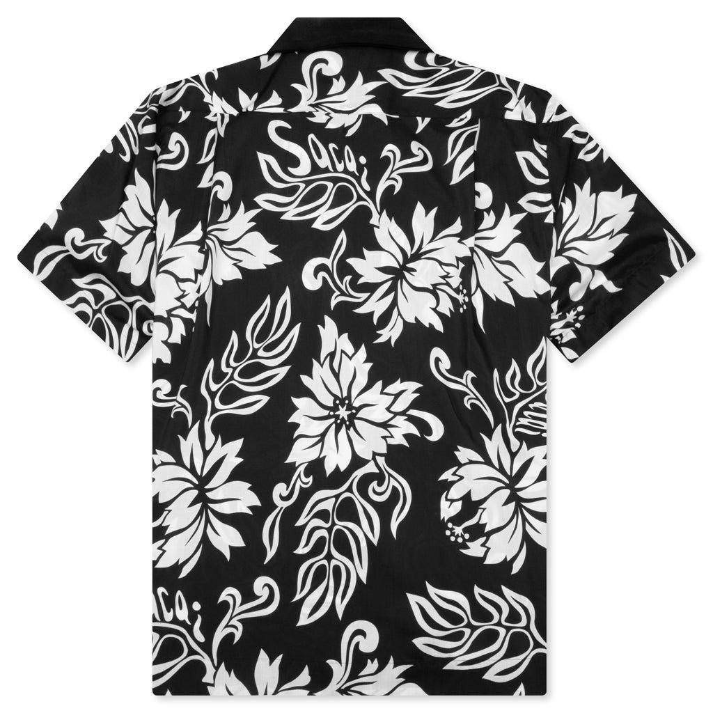 Floral Print Shirt - Black Male Product Image