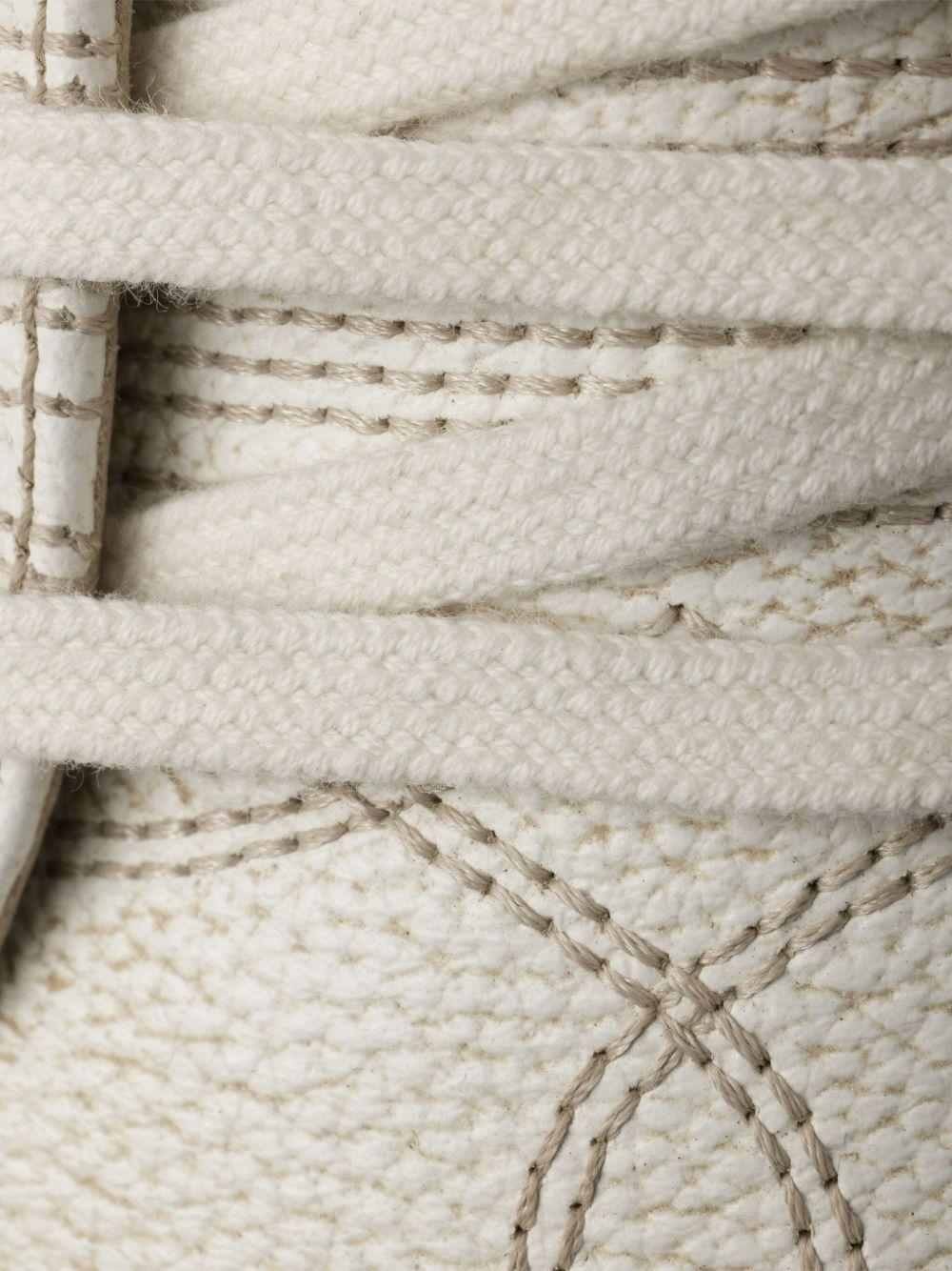 distressed leather sneakers Product Image