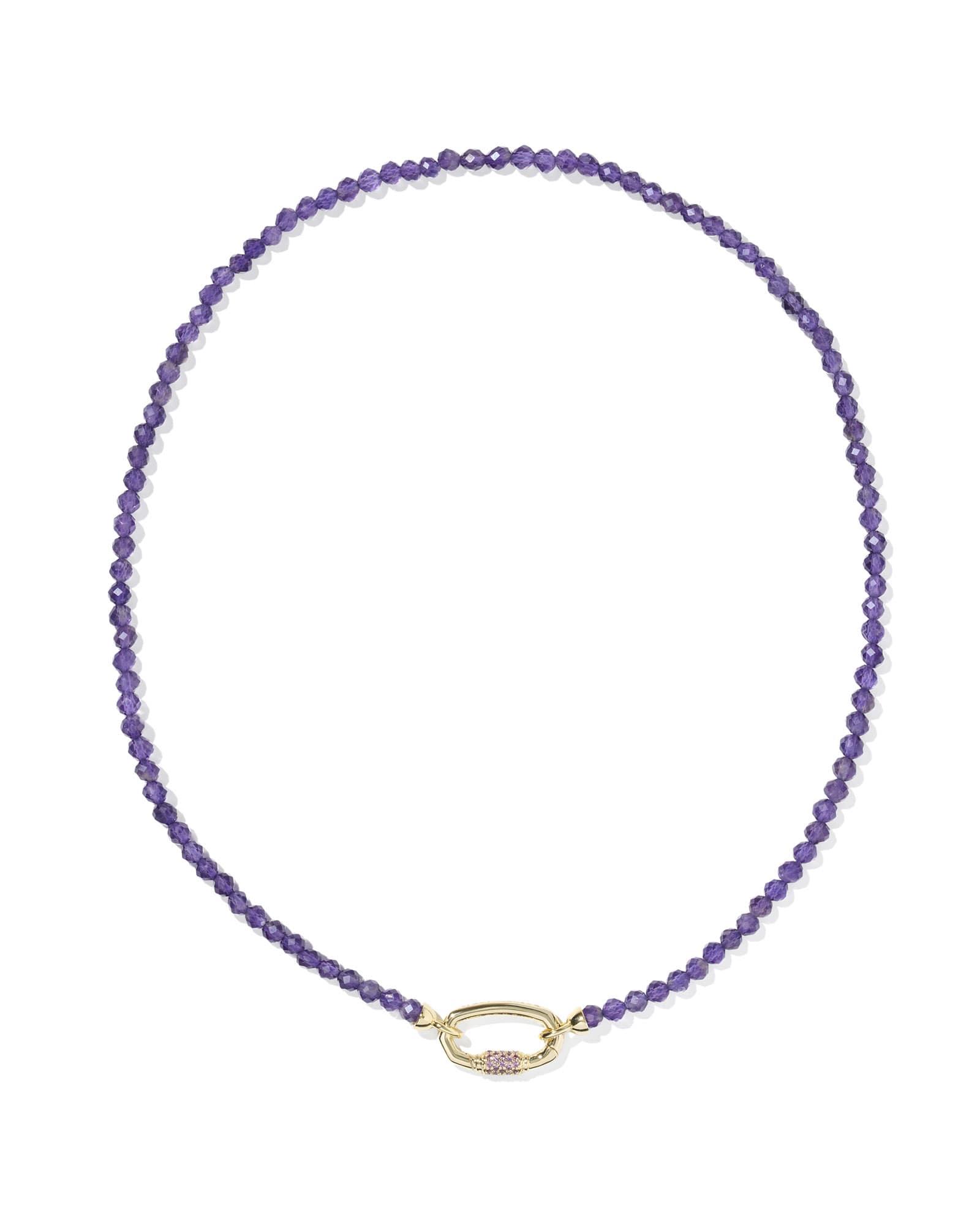 Emery Gold Beaded Strand Necklace Product Image