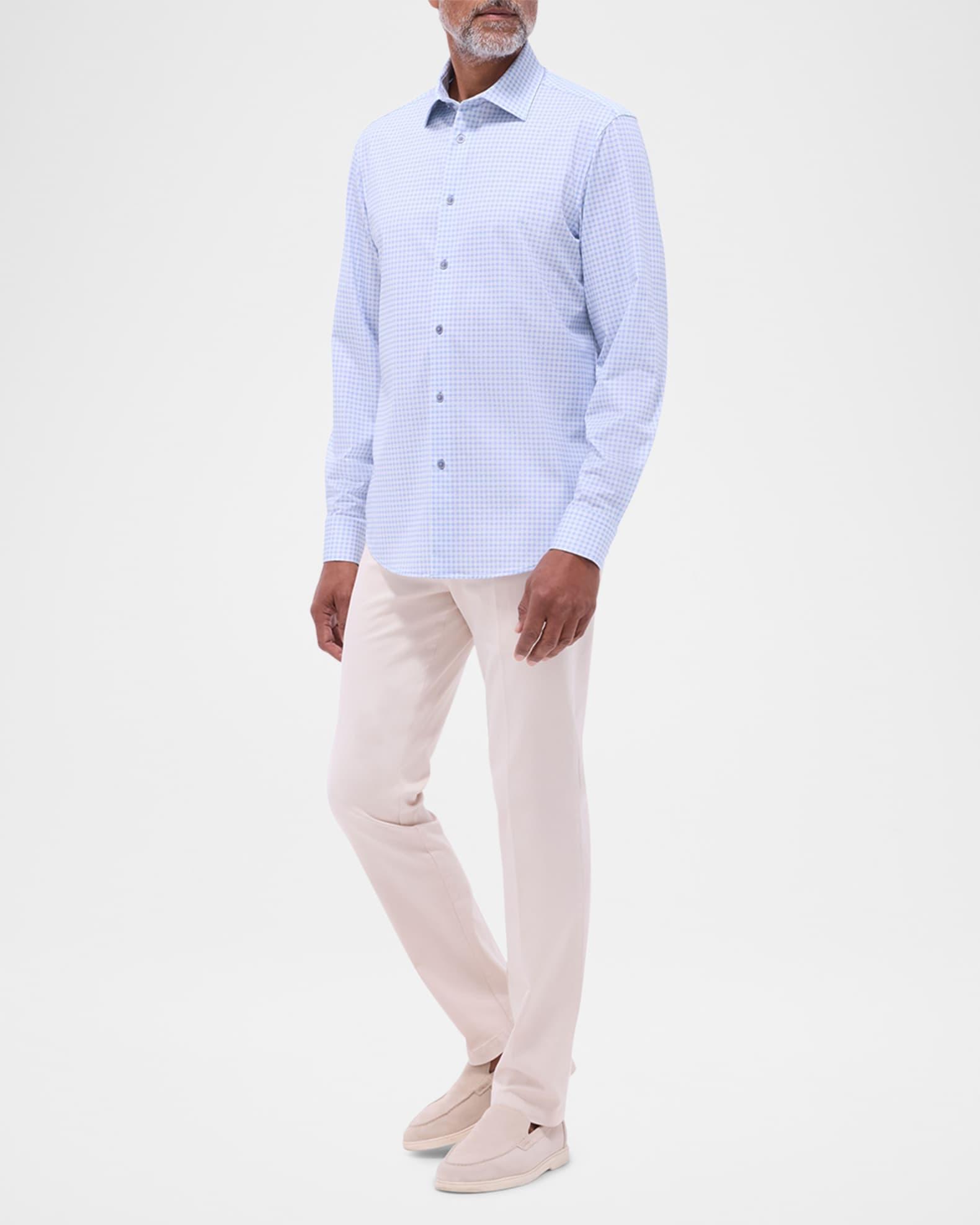 Men's OoohCotton James Long-Sleeve Sport Shirt Product Image