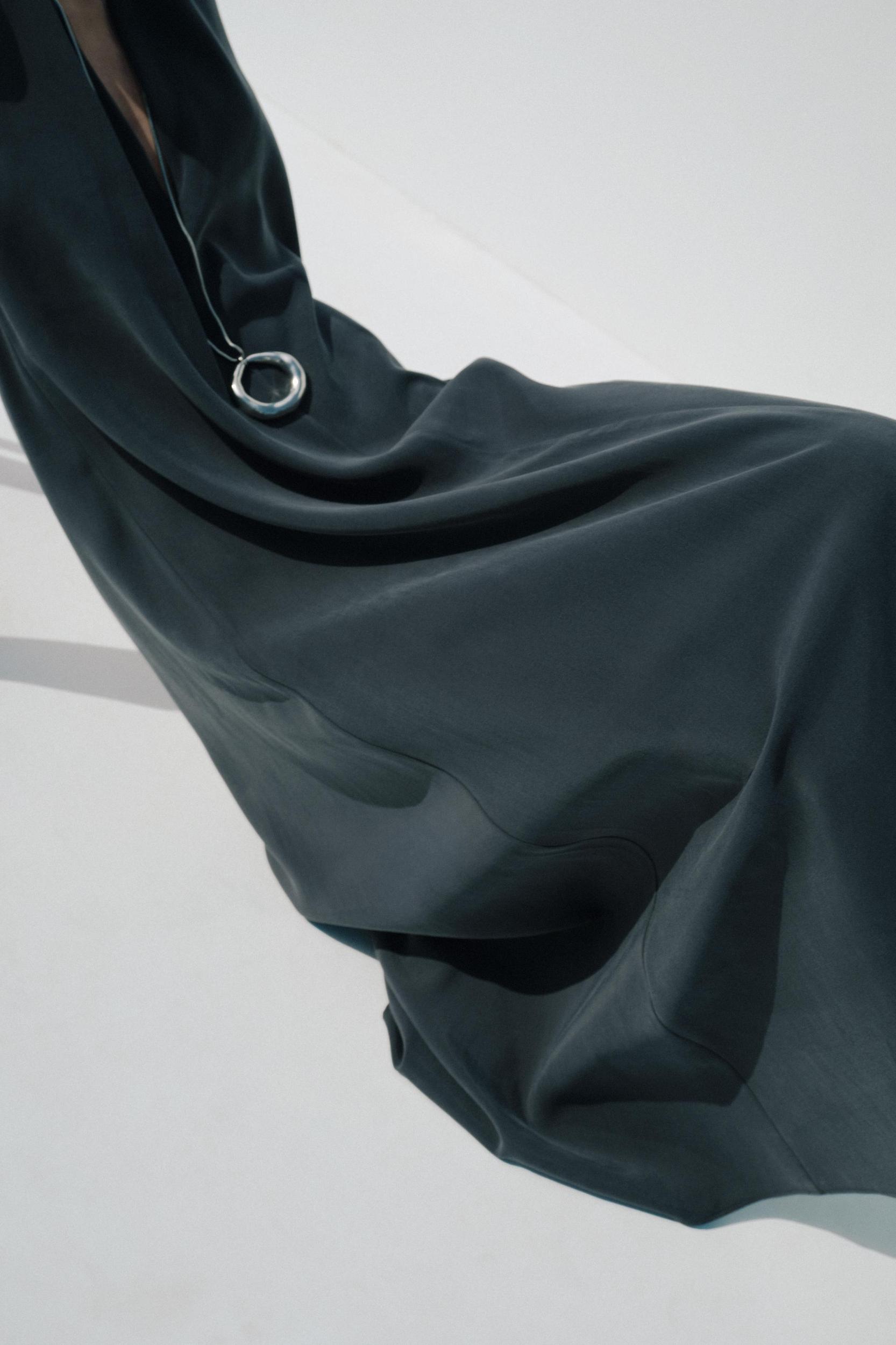 HALTER TIE MIDI DRESS Product Image