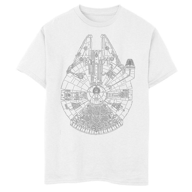 Boys 6-20 Star Wars Millennium Falcon Graphic Tee, Boy's,  Product Image