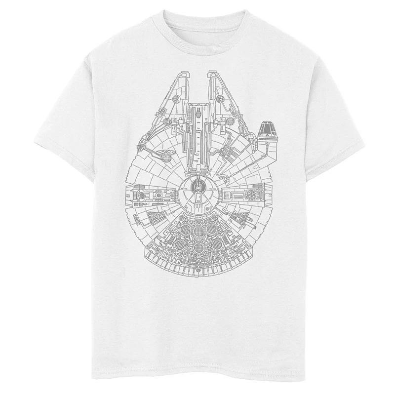 Boys 6-20 Star Wars Millennium Falcon Graphic Tee, Boy's,  Product Image