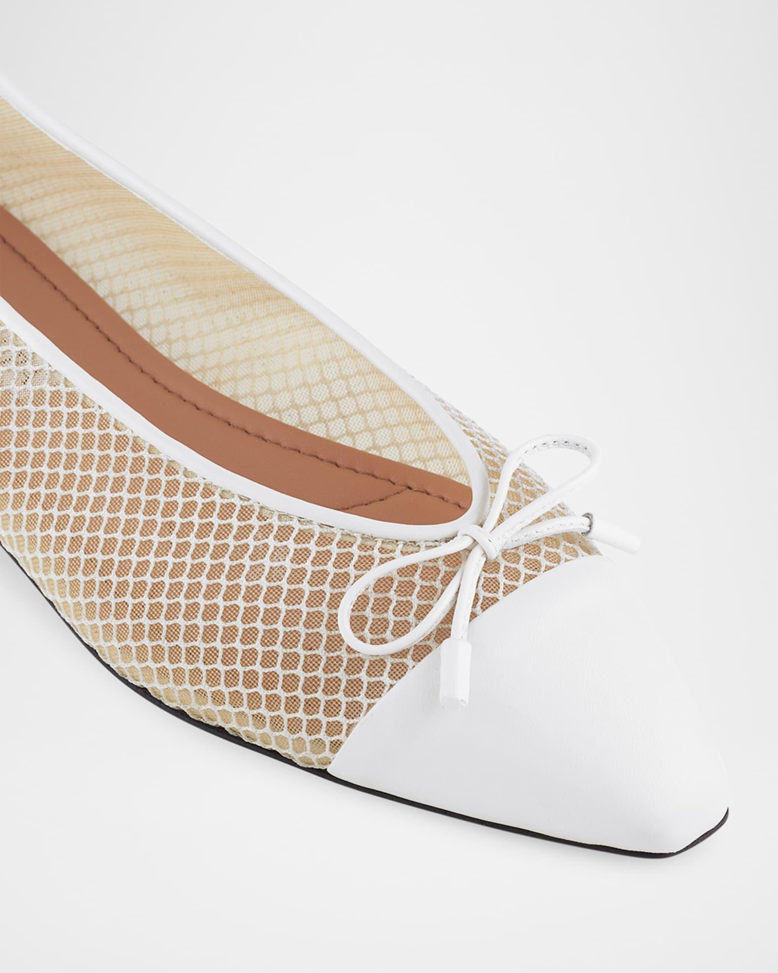 Gioia Mesh Net Cap-Toe Ballerina Flats Product Image