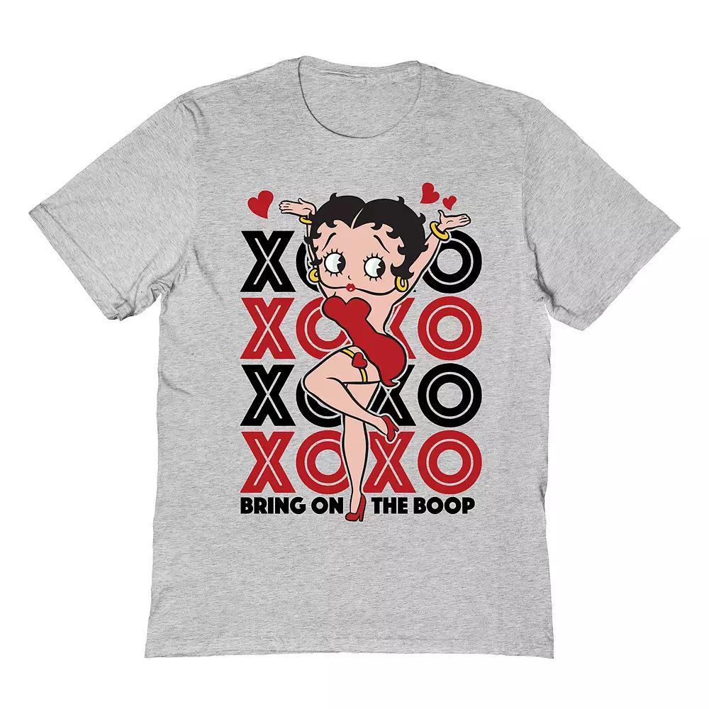 Men's Betty Boop T-Shirt, Size: XXL, Sport Grey Product Image