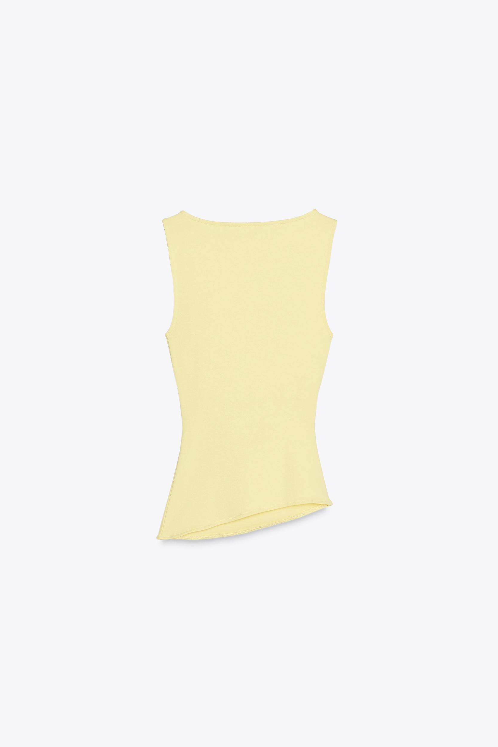 ASYMMETRICAL RUCHED T-SHIRT Product Image