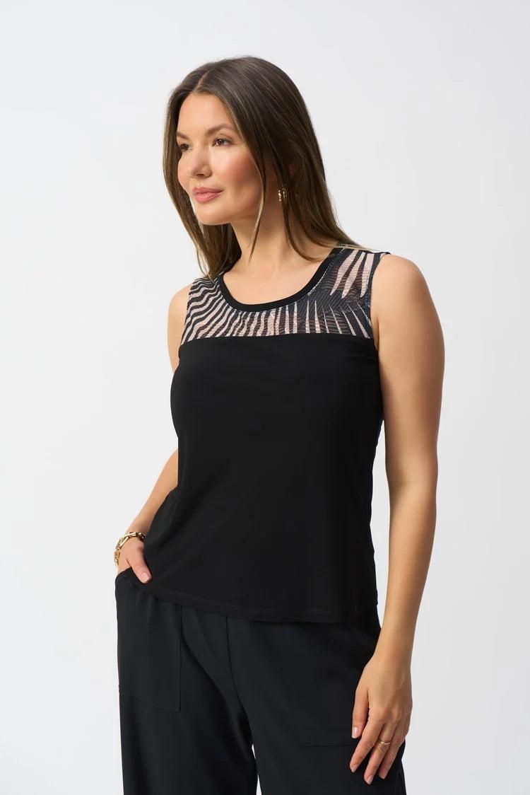 Jacquard Tropical Print Jacket and Cami Set Product Image