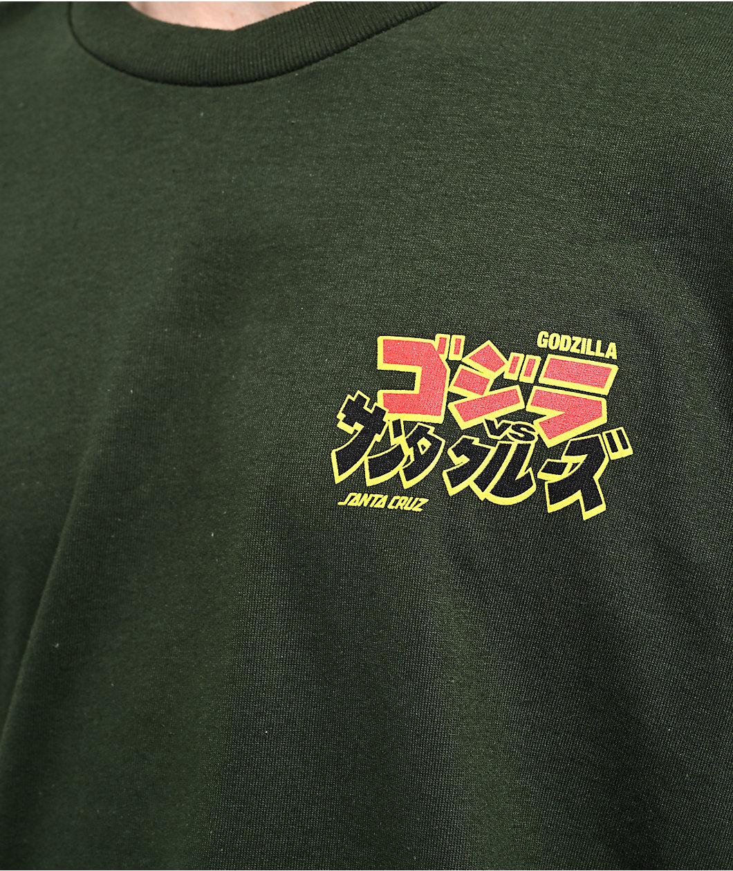 Santa Cruz x Godzilla Nata Mothra Green T-Shirt Product Image