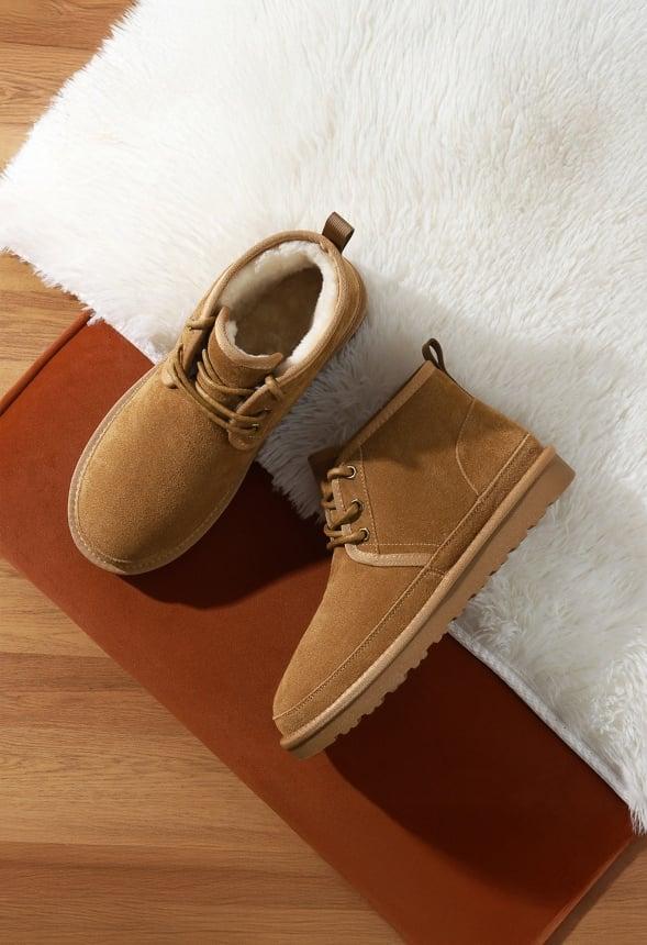 Men's Suede Fur Snow Boots Product Image