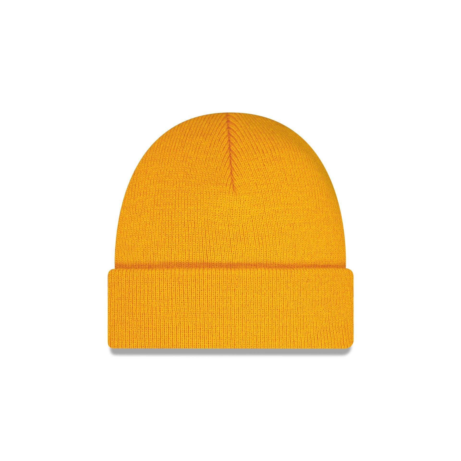 New Era Gold Short Cuff Knit Beanie Male Product Image