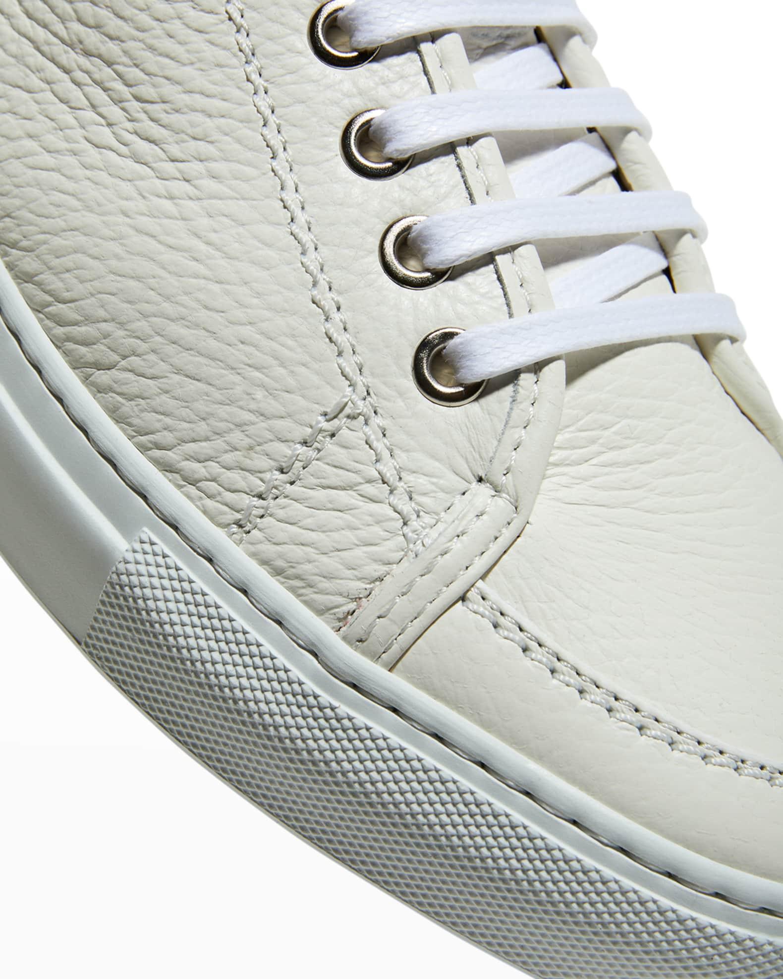 Men's Leather Low-Top Sneakers Product Image