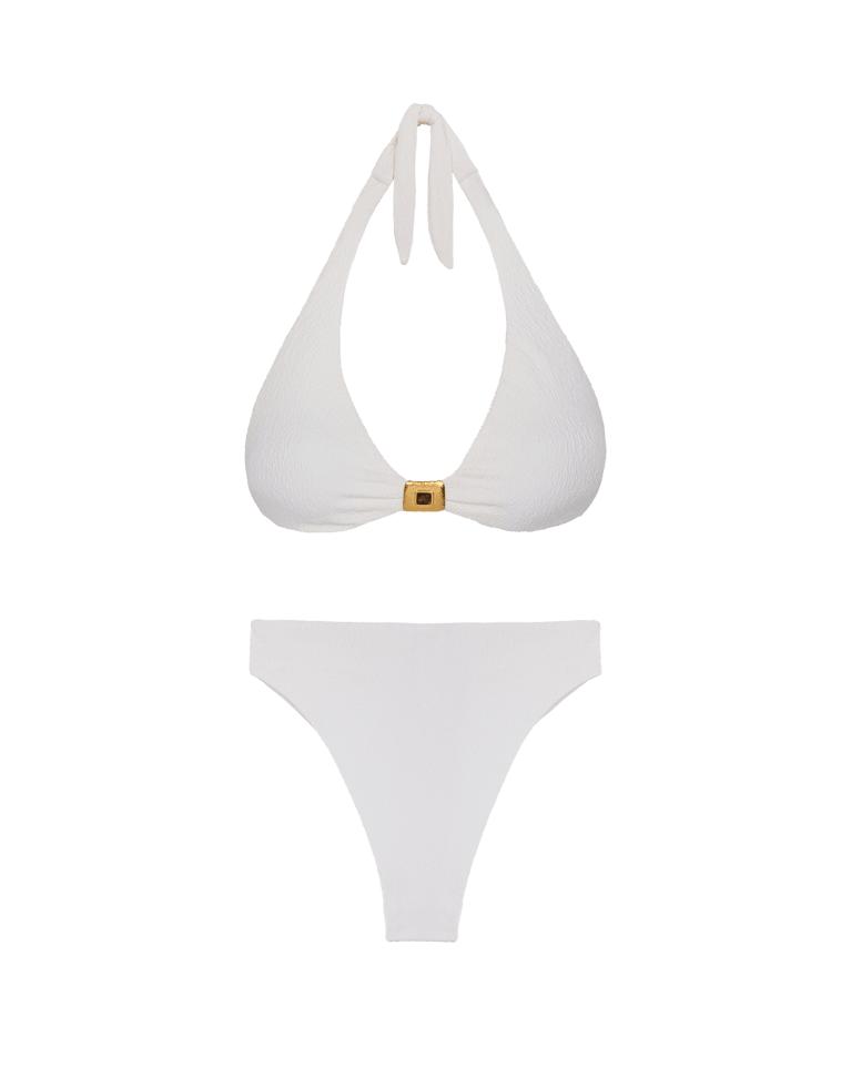 Firenze Gigi Hot Pant Bottom - White Product Image