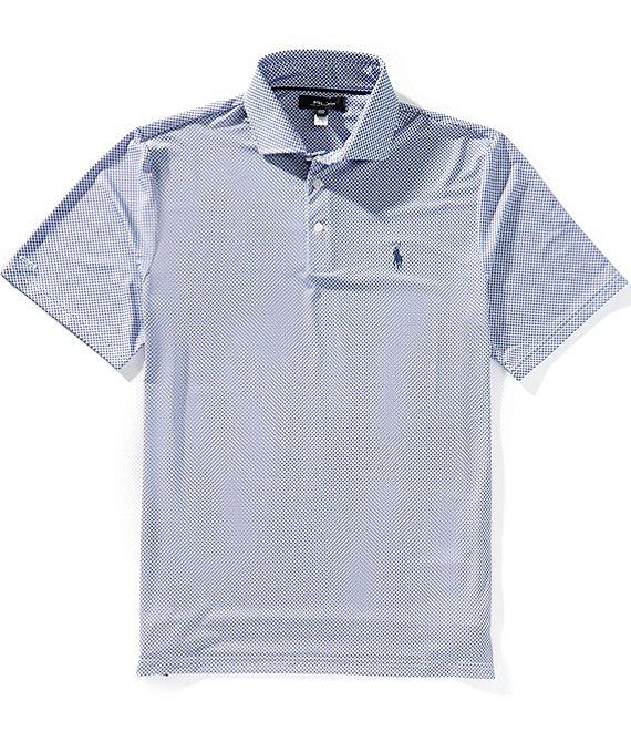 Polo Ralph Lauren RLX Golf Classic Fit Diamond Print Performance Stretch Short Sleeve Polo Shirt Product Image
