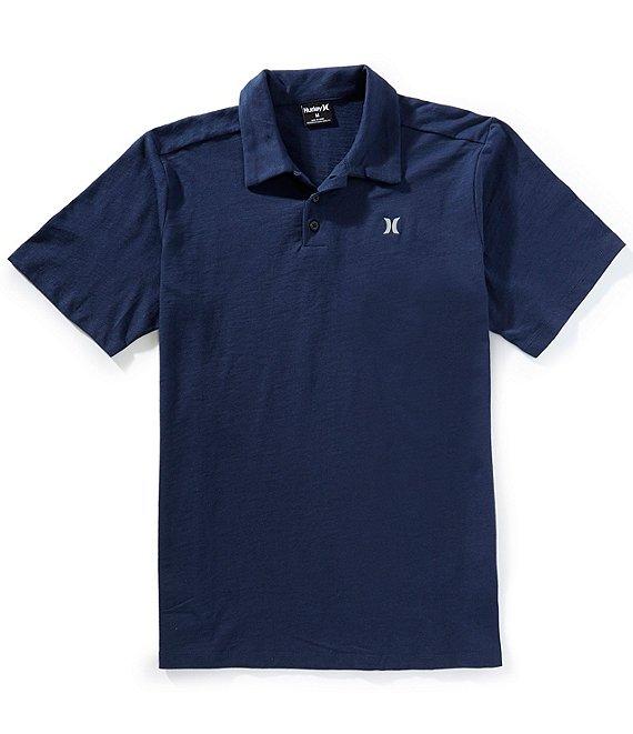 Hurley Icon Slub Jersey Short Sleeve Polo Shirt Product Image