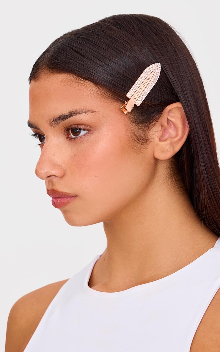 Multi 4 Pack Diamante Setting Hair Clips Product Image