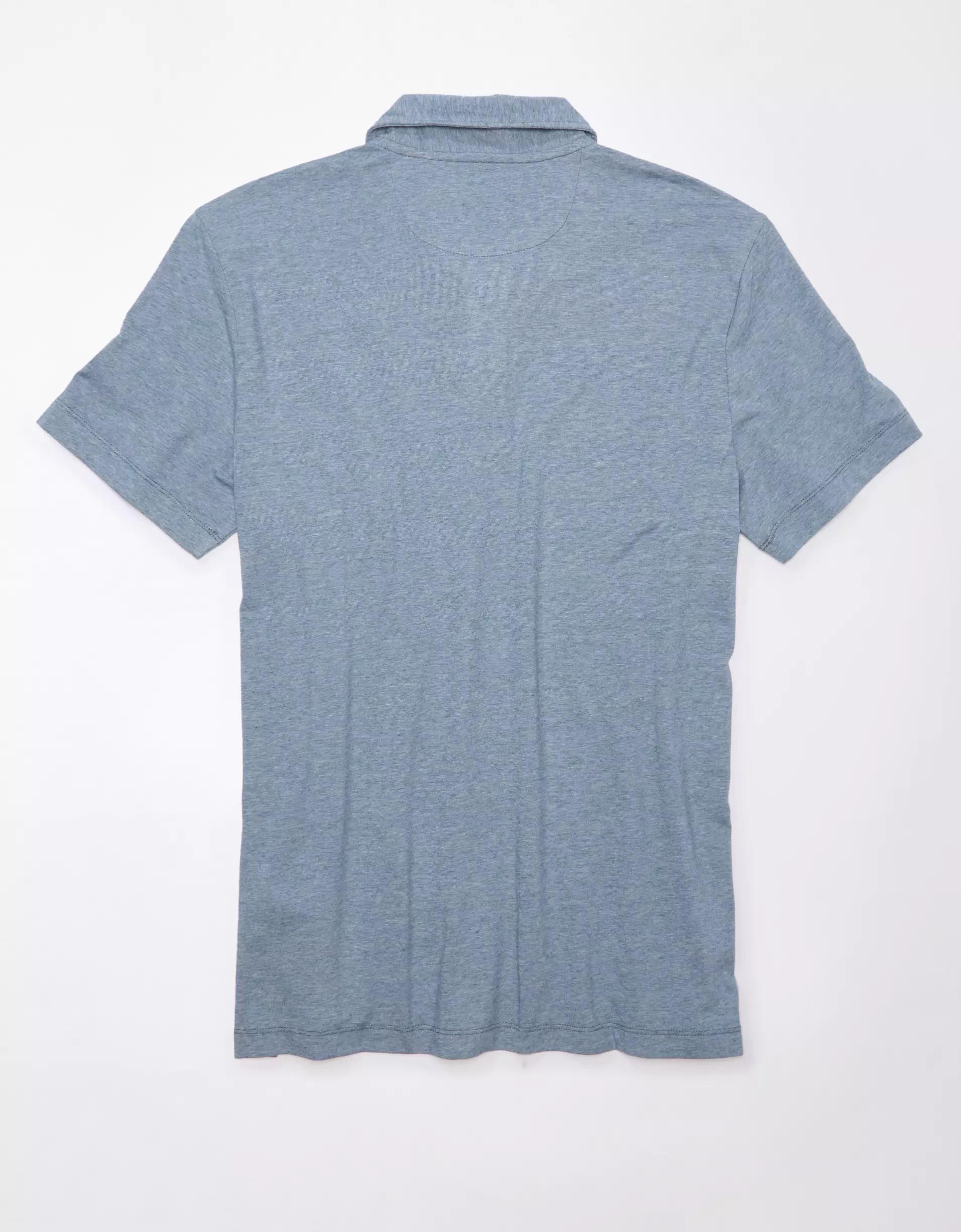 AE Lived-In Jersey Polo Shirt Product Image