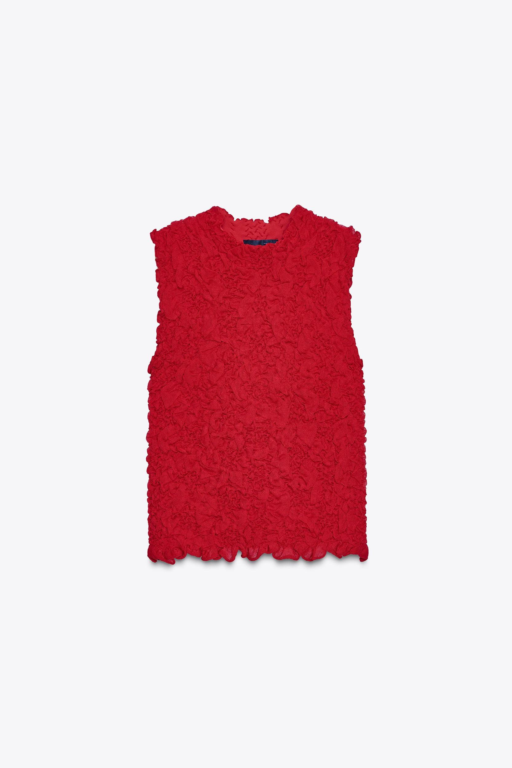 TEXTURED KNIT TOP Product Image