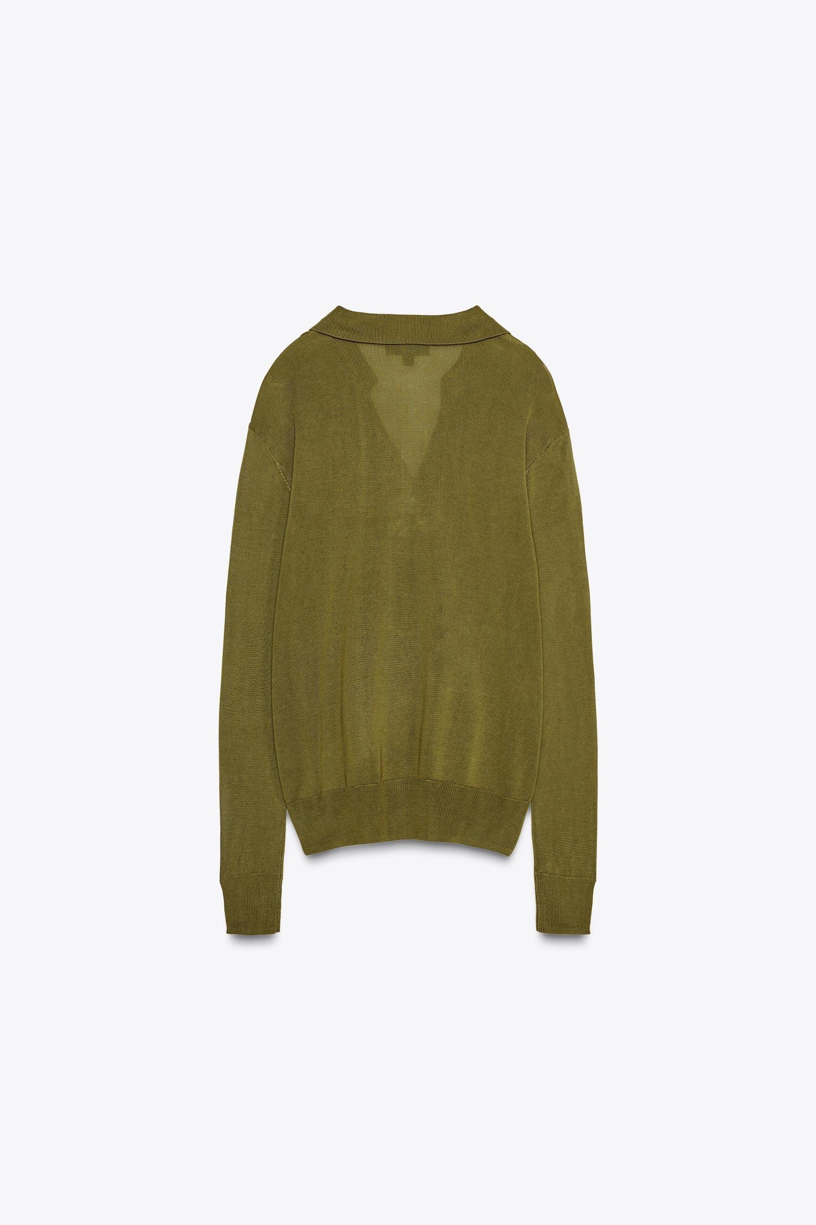 PLAIN KNIT JERSEY POLO SHIRT Product Image