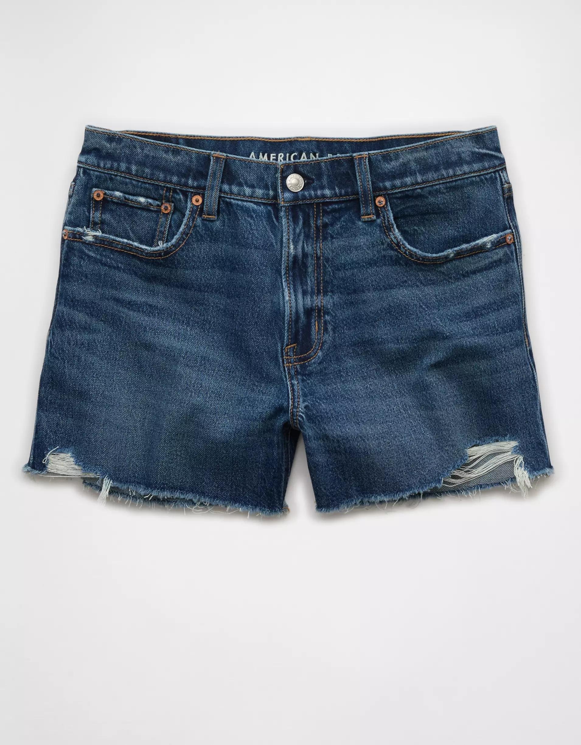 AE Stretch Low-Rise Ex-Boyfriend Denim Short Product Image