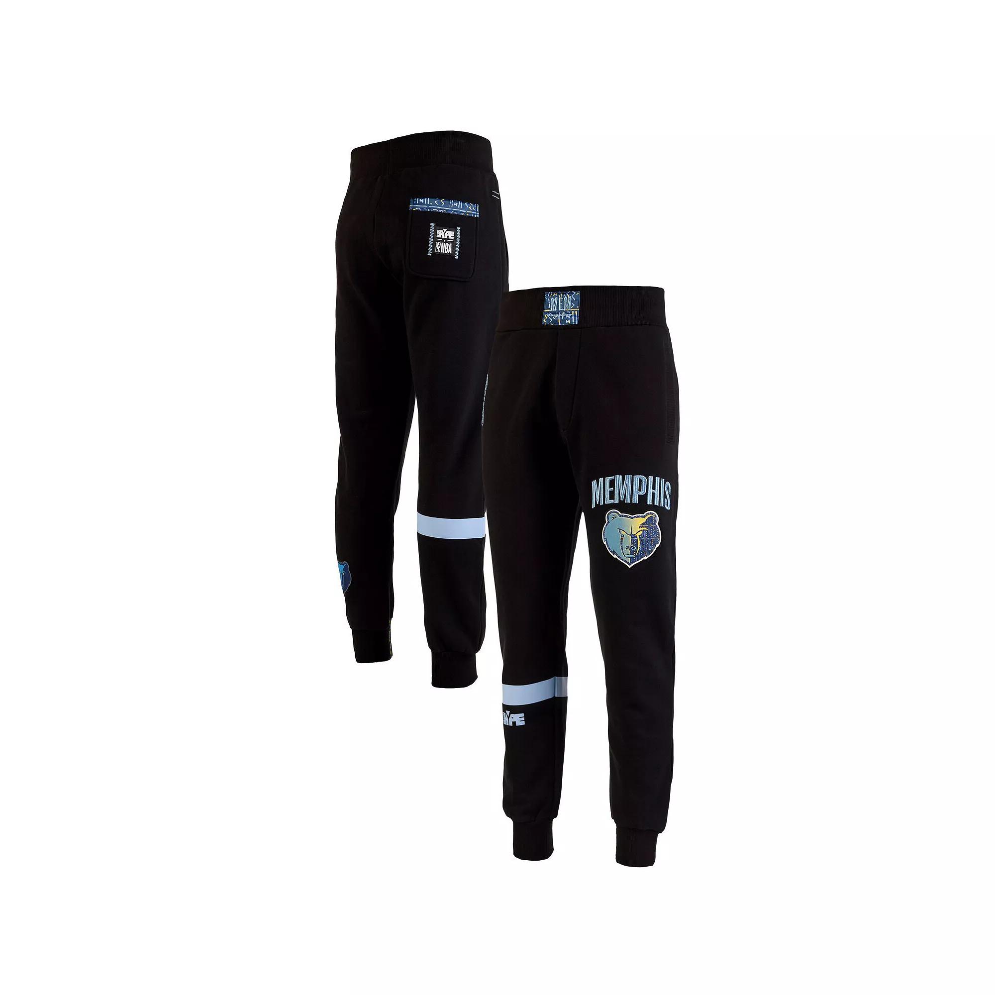 Men's NBA x Two Hype  Black Memphis Grizzlies Culture & Hoops Collection Premium Jogger Pants, Size: XL, Grz Black Product Image