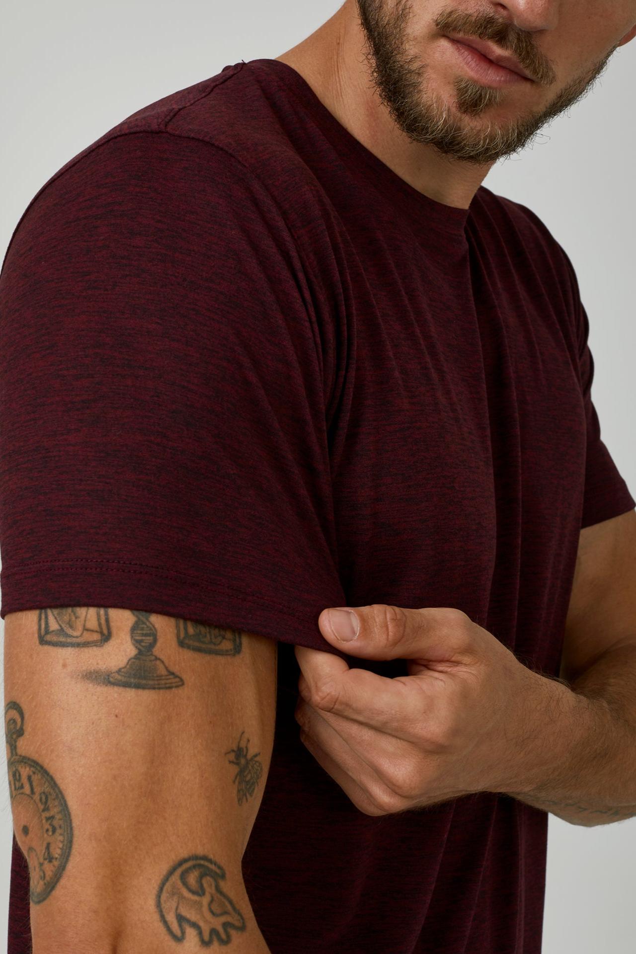 Core Crew Neck Tee - Crimson Product Image