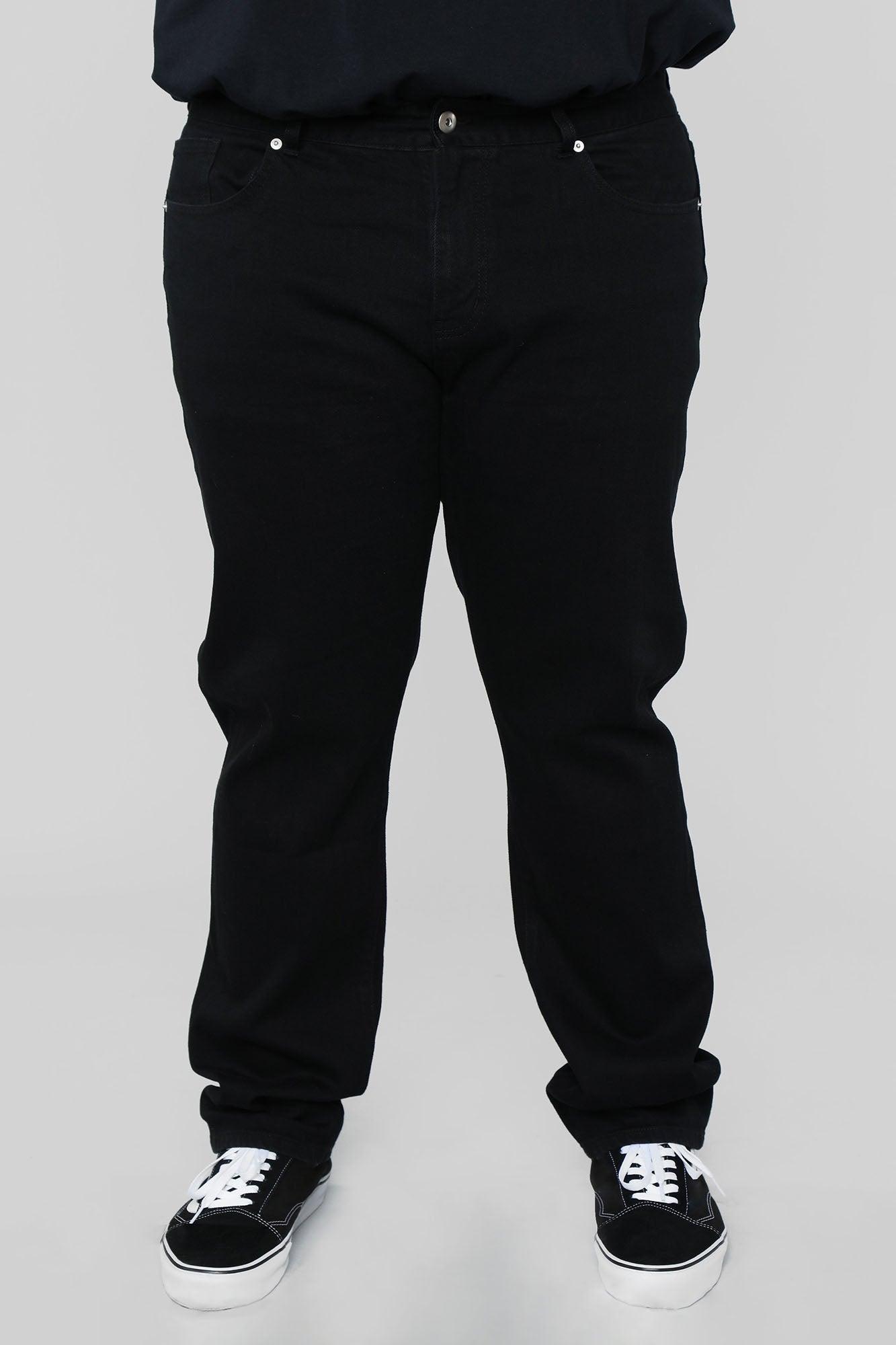 Mike Straight Taper Jeans - Black Product Image