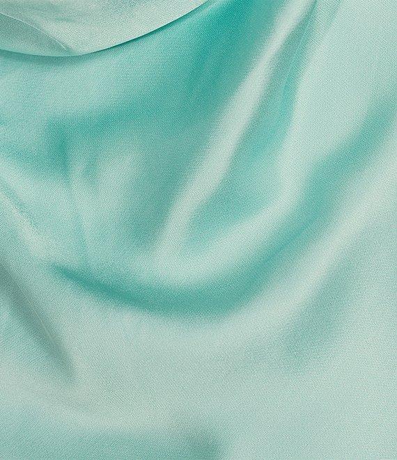 French Connection Satin Strapless Fit & Flare Midi Dress Product Image