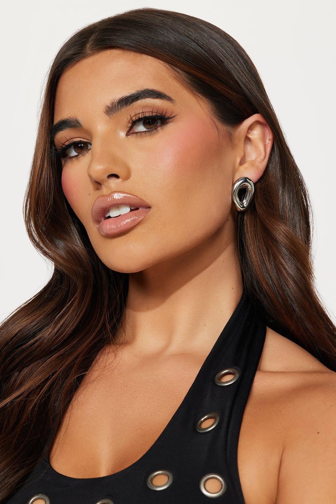 Abstract Dreams Earrings  - Silver Product Image