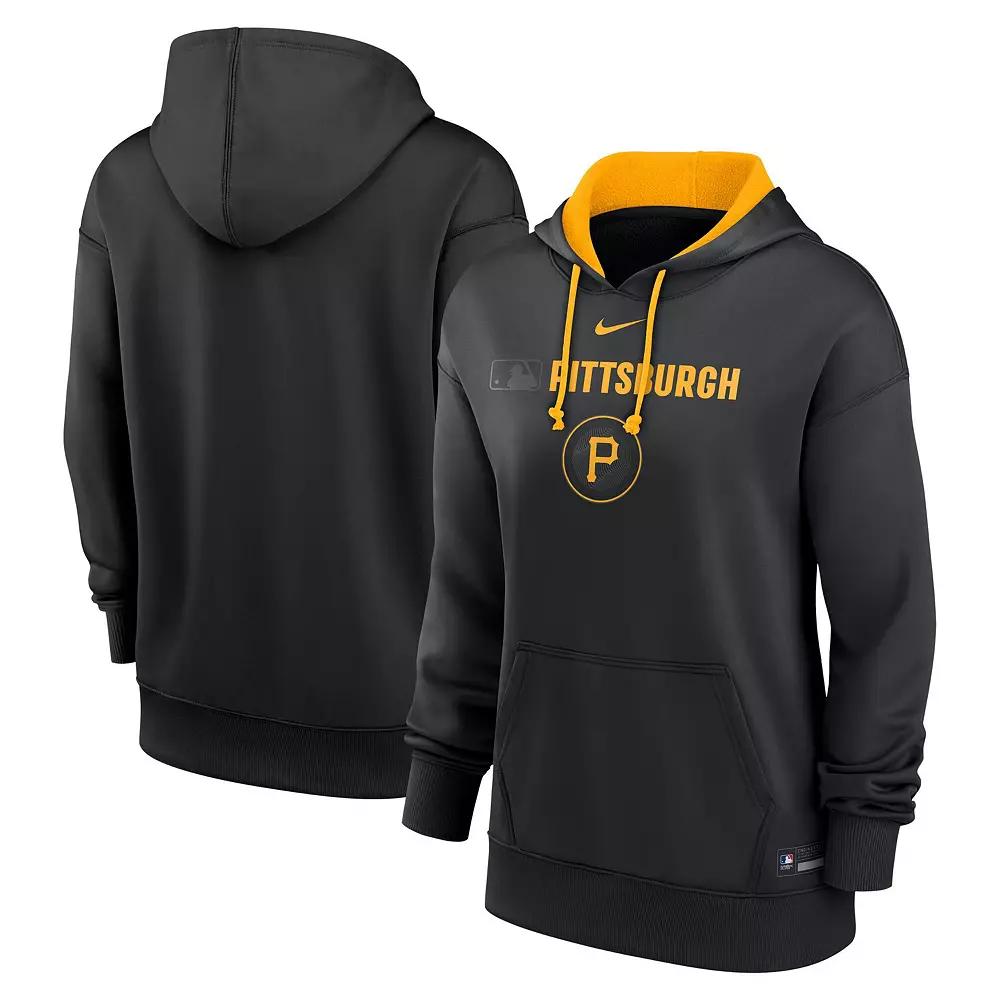 Women's Nike Black Pittsburgh Pirates Authentic Collection City Connect Performance Pullover Hoodie, Size: Small Product Image