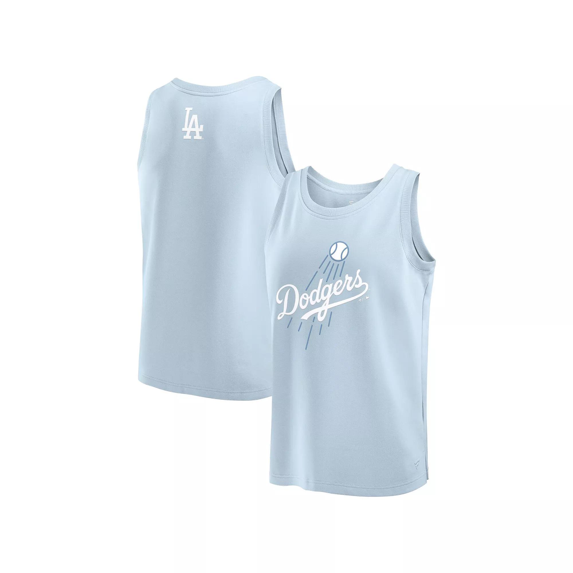 Men's Fanatics Light Blue Los Angeles Dodgers Elements Tank Top,  Product Image