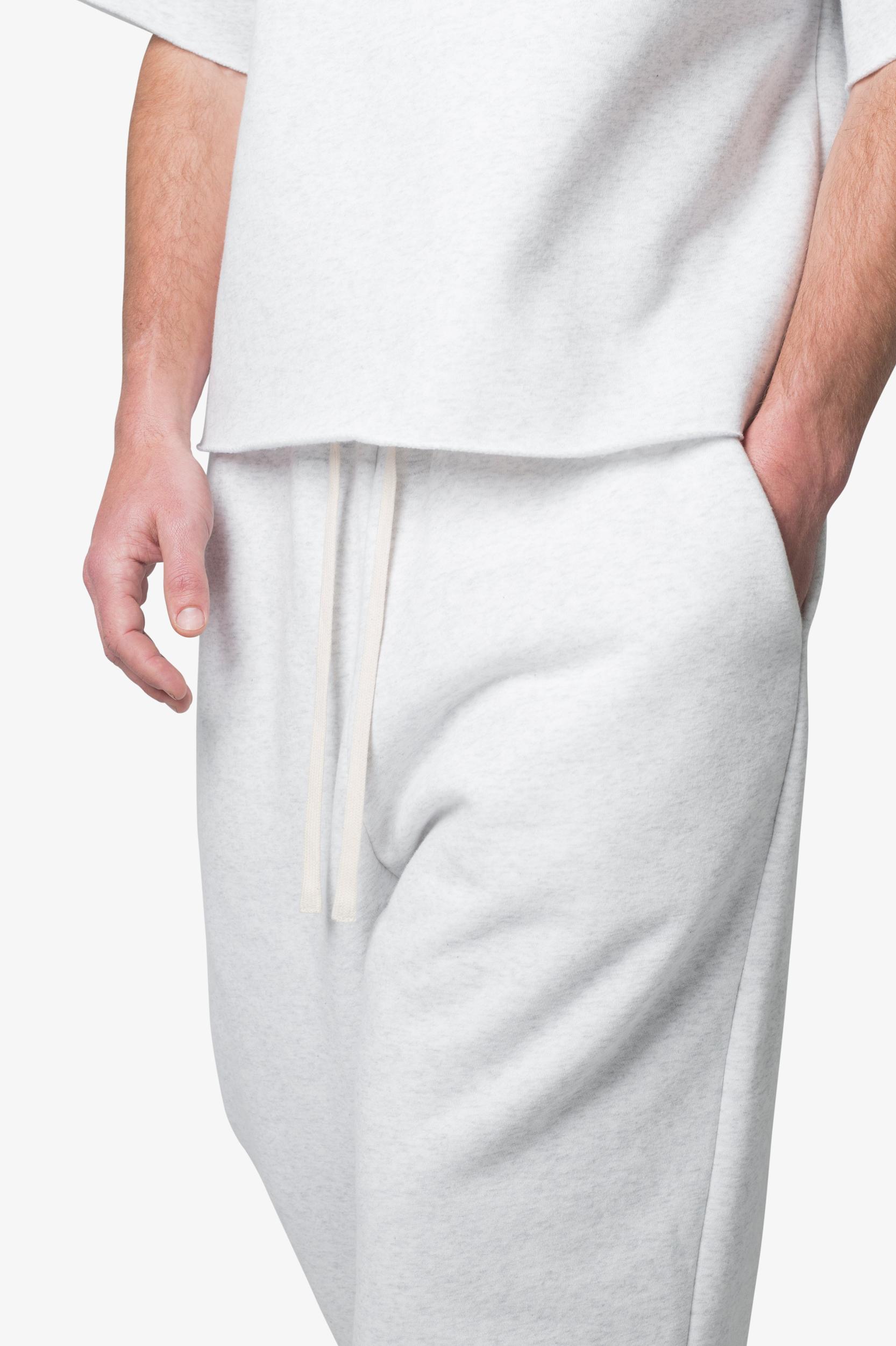 Washed Ultra Baggy Sweatpants - Heather Grey Product Image