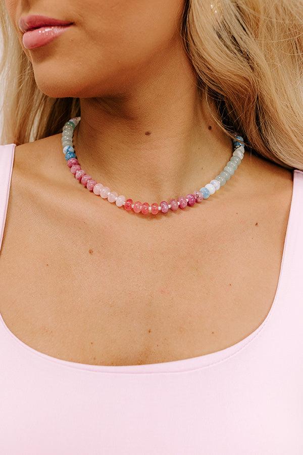 Calm Energy Semi Precious Necklace in Multi Product Image